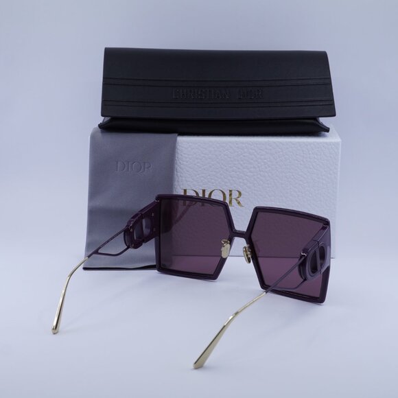 Final Price! Dior 30MONTAIGNE SU 60D0 Bordeaux/Gold/Burgundy Sunglasses main image 10